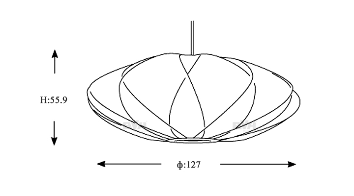 BVH博威灯饰 Bubble Lamp Saucer Crisscross Pendant 加大号吊灯